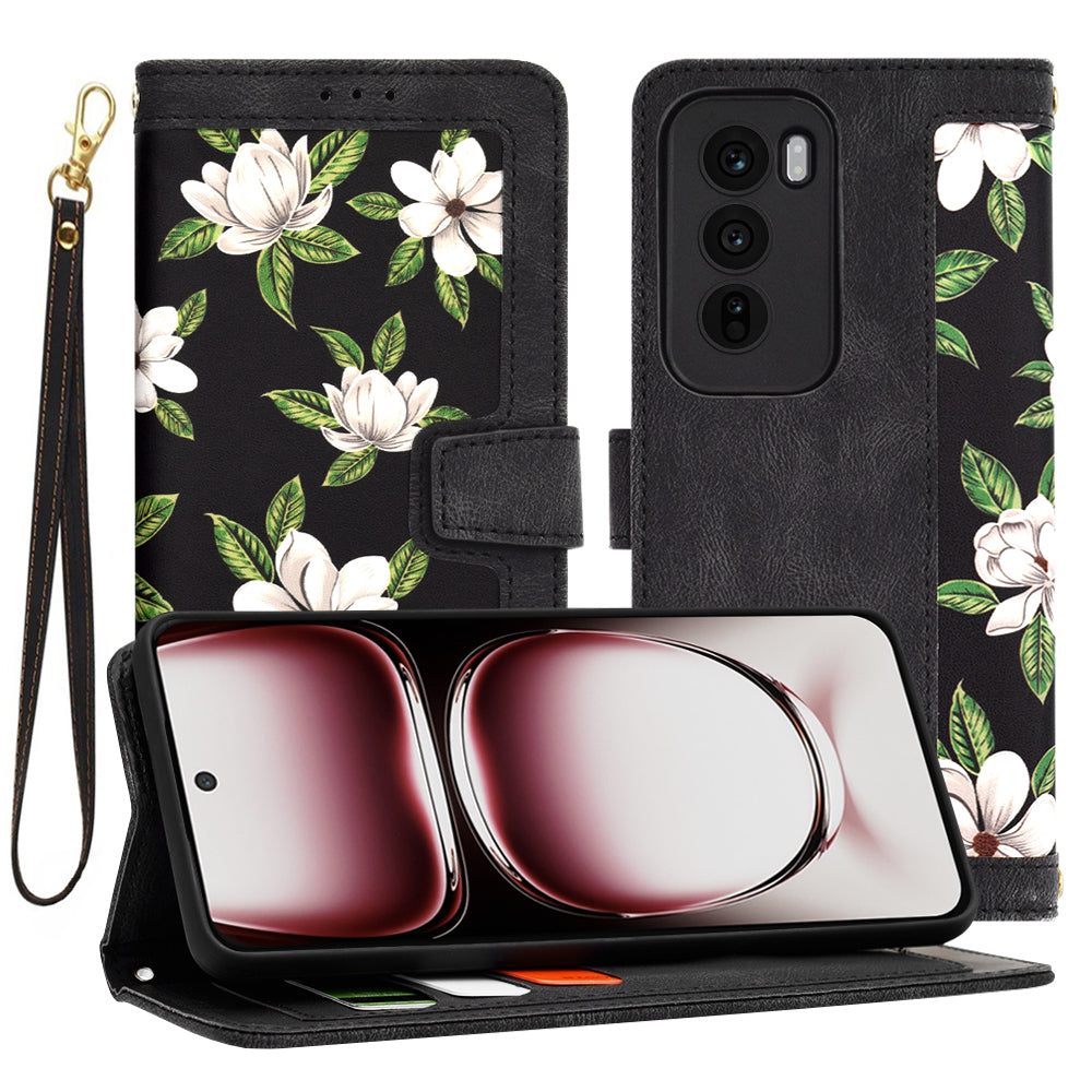 Etui na Oppo Reno12 Pro, Techsuit, FlipCraft, czarne