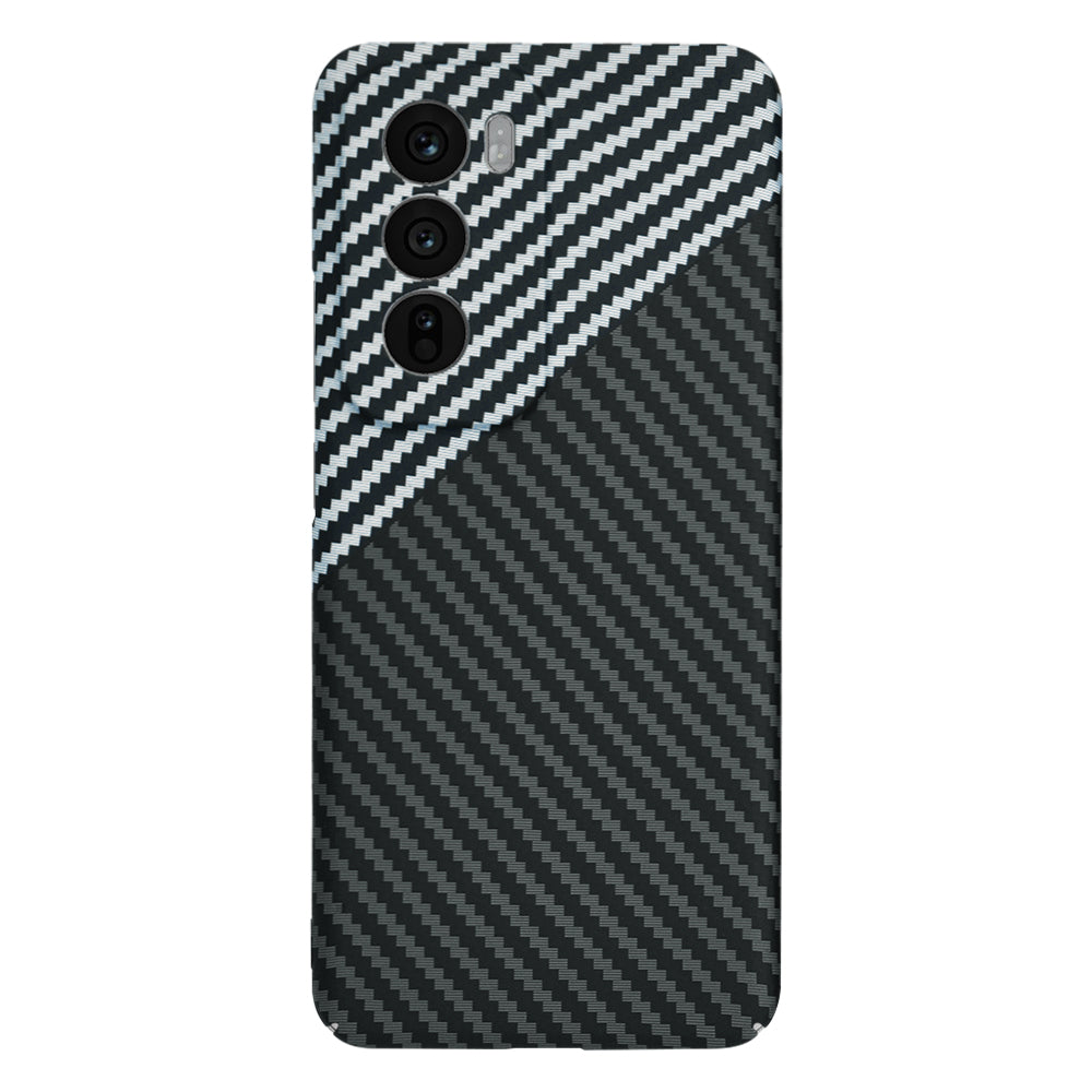 Etui na Oppo Reno12, Techsuit, Carbonite FiberShell, Czarny Szary