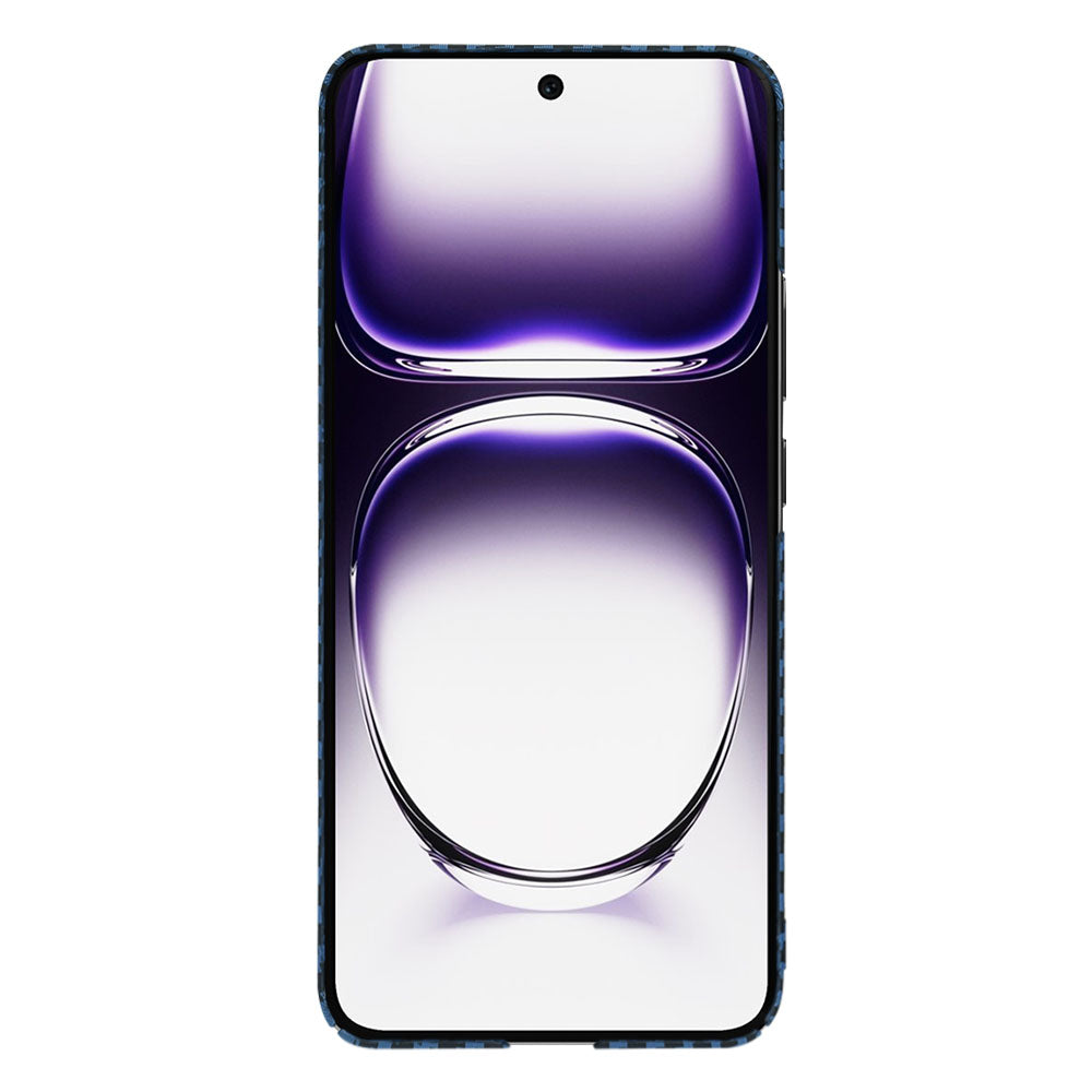 Etui na Oppo Reno12, Techsuit, Carbonite FiberShell, Turkusowy