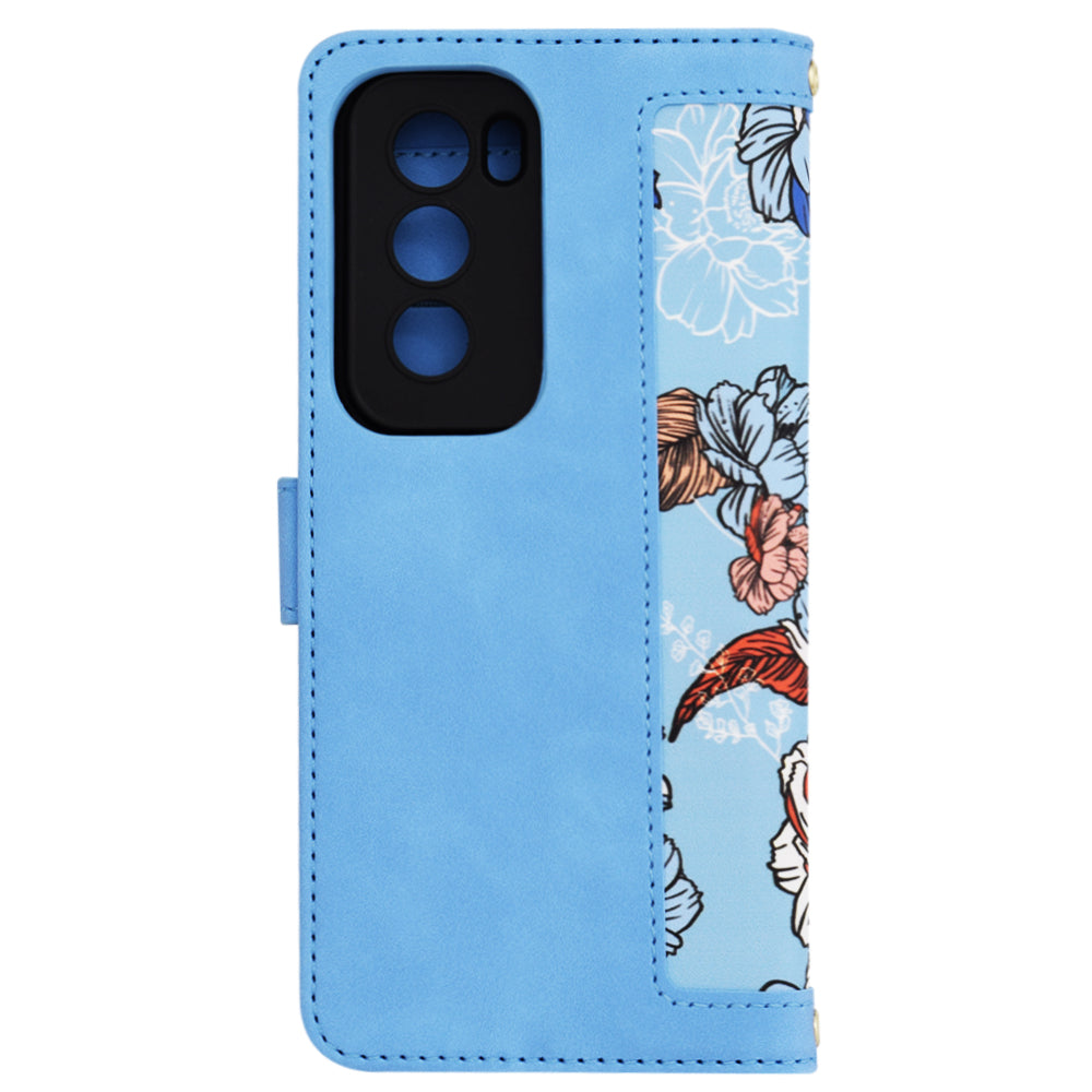Etui na Oppo Reno12, Techsuit, FlipCraft, Niebieski