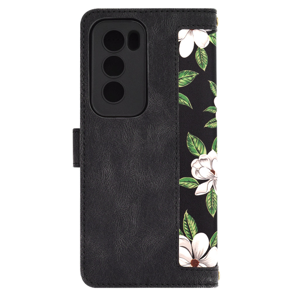 Etui na Oppo Reno12, Techsuit, FlipCraft, czarne