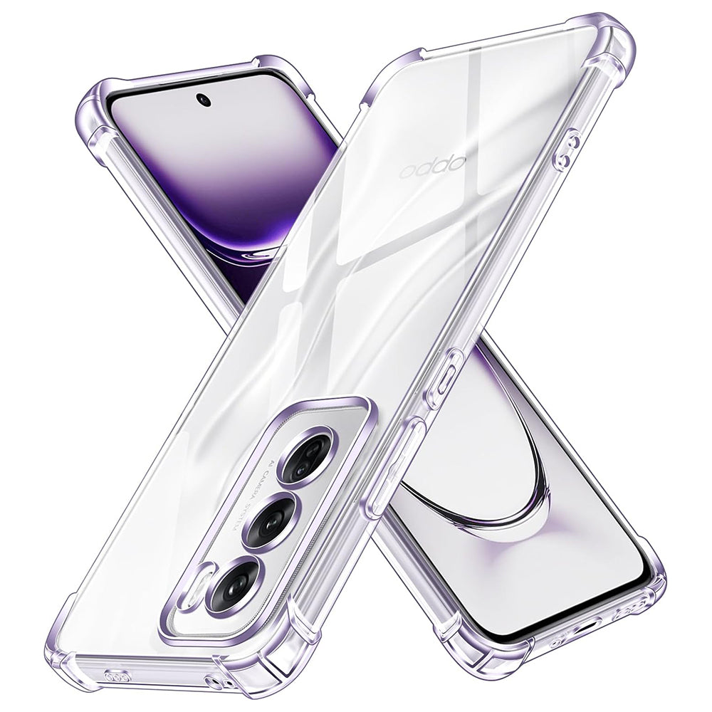 Etui na Oppo Reno12, Techsuit, Shockproof Clear, Przezroczyste