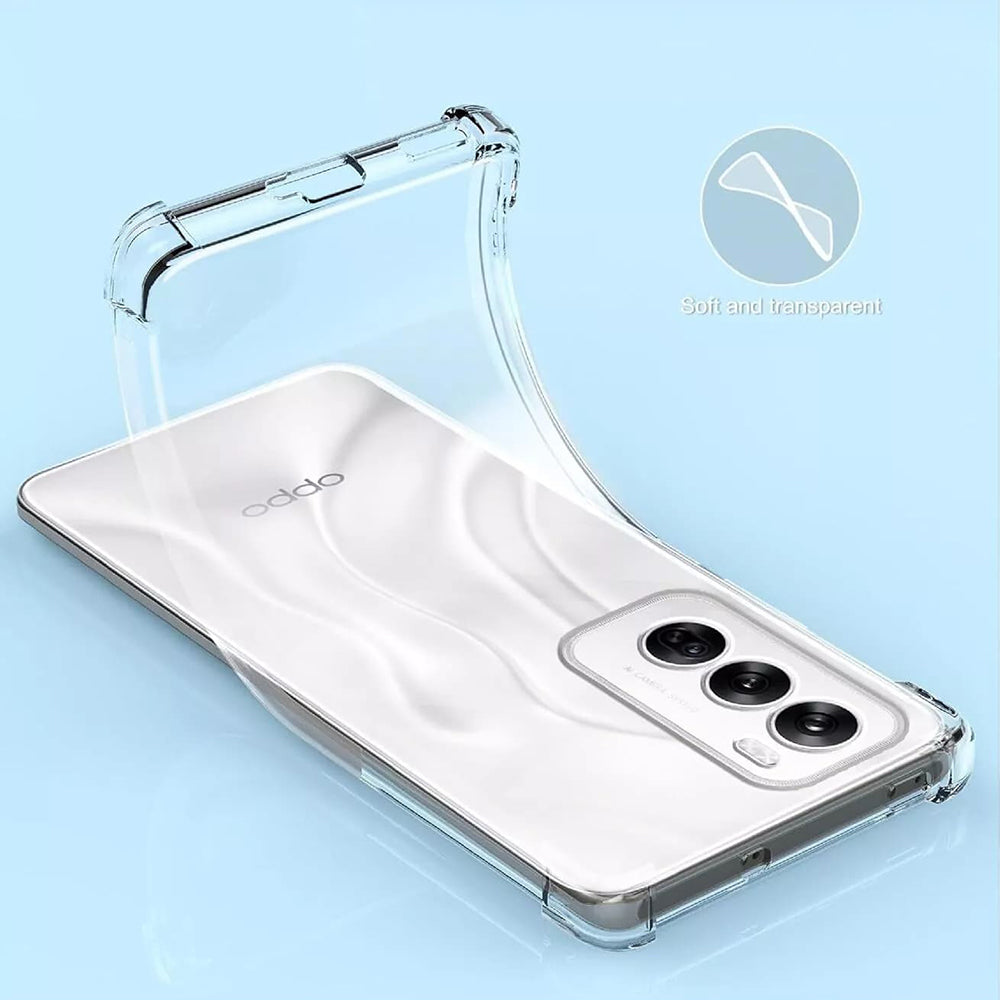 Etui na Oppo Reno12, Techsuit, Shockproof Clear, Przezroczyste