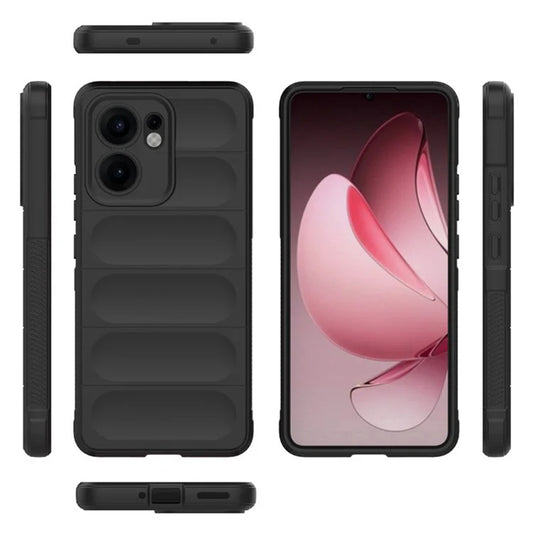 Etui na Oppo Reno13 FS 5G / Reno13 F 4G / Reno13 F, Techsuit, Magic Shield, czarne