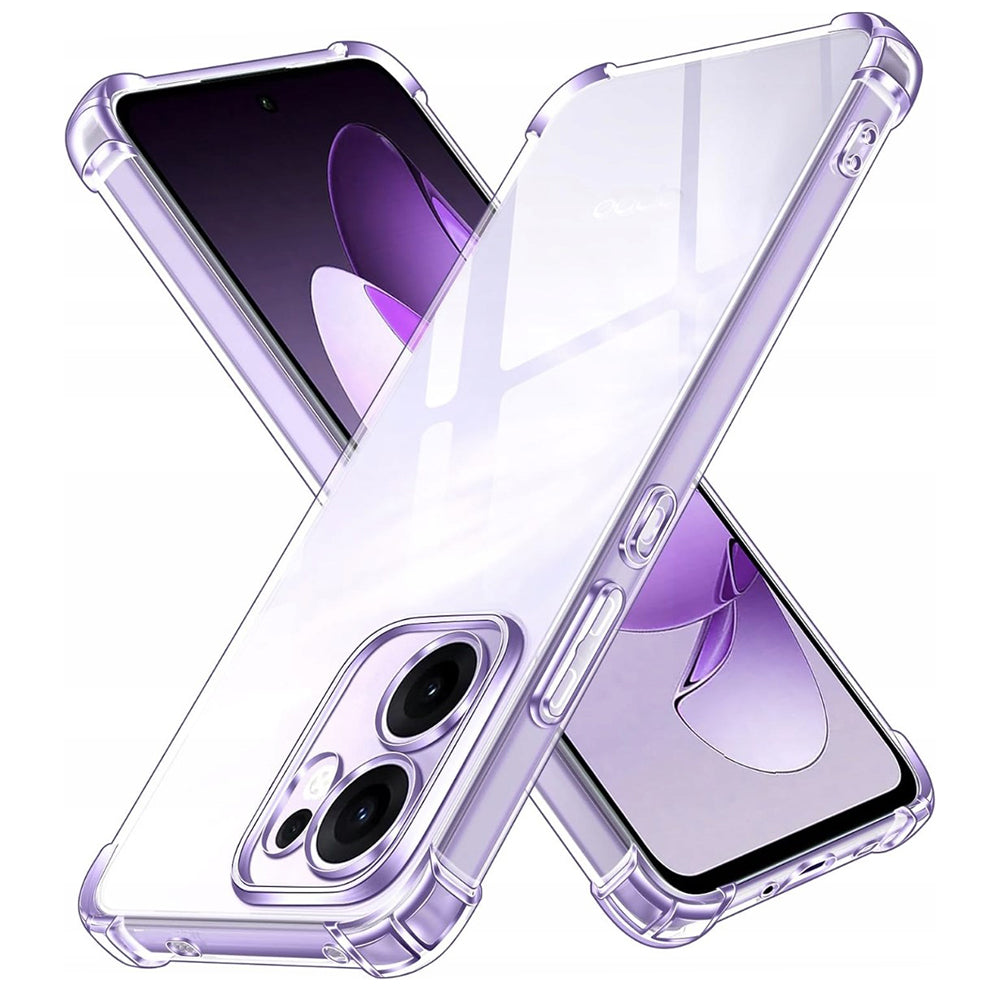 Etui na Oppo Reno13 FS 5G / Reno13 F 4G / Reno13 F, Techsuit, odporne na wstrząsy, przezroczyste