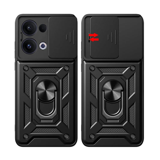 Etui na Oppo Reno13, Techsuit, CamShield, czarne