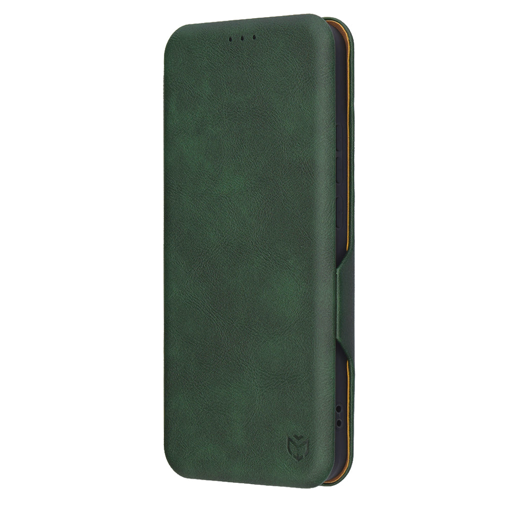 Etui na Oppo Reno13, Techsuit, Safe Wallet Plus, Zielony