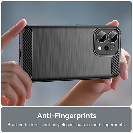 Etui na Oppo Reno14 F, Techsuit, Carbon, Czarny