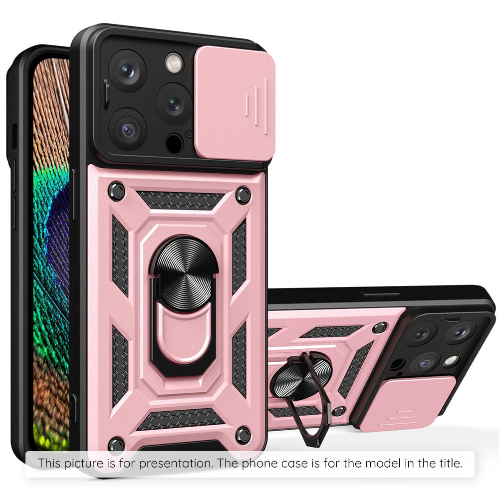 Etui na Oppo Reno14 FS 5G / Reno14 F, Techsuit, CamShield, Różowe