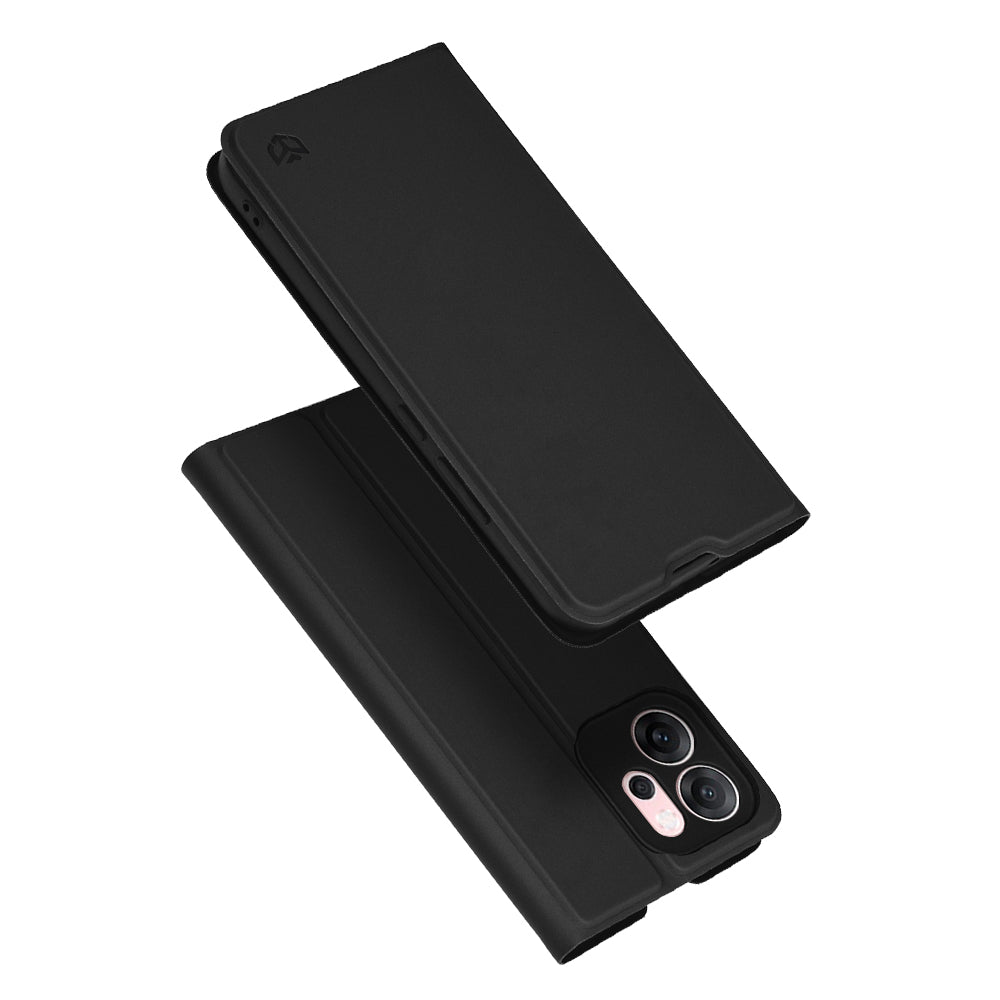 Etui na Oppo Reno14 FS 5G / Reno14 F, Techsuit, Magskin Book, Czarne