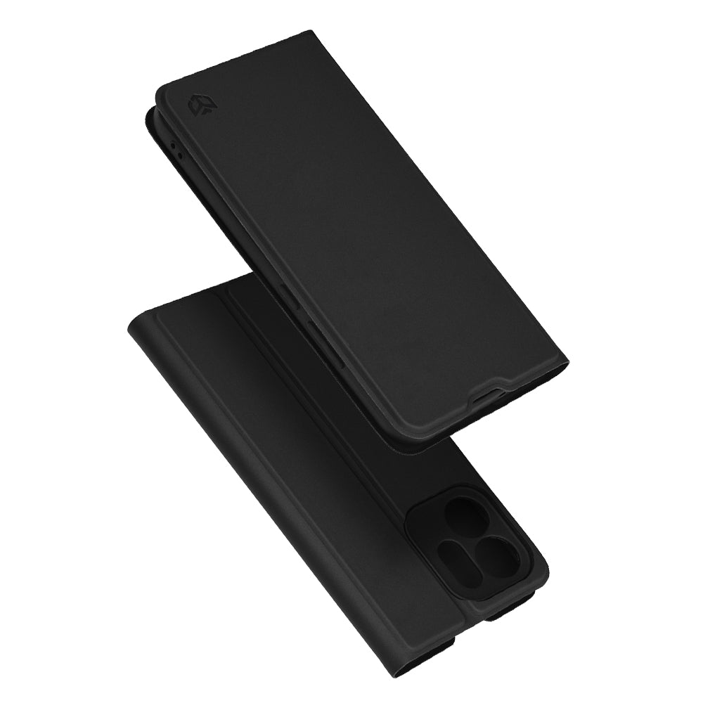 Etui na Oppo Reno14 FS 5G / Reno14 F, Techsuit, Magskin Book, Czarne