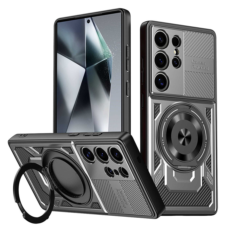 Case for Oppo Reno14 FS 5G / Reno14 F, Techsuit, RuggedCam, Gray