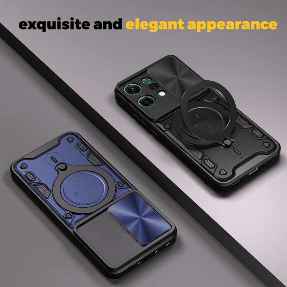 Etui na Oppo Reno14 Pro, Techsuit, CamGuard Pro, czarne
