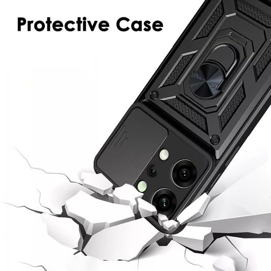 Etui na Oppo Reno14, Techsuit, CamShield, Czarny