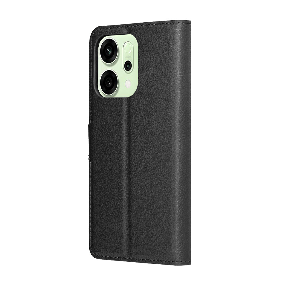 Etui na Oppo Reno14, Techsuit, Leather Folio, Czarne