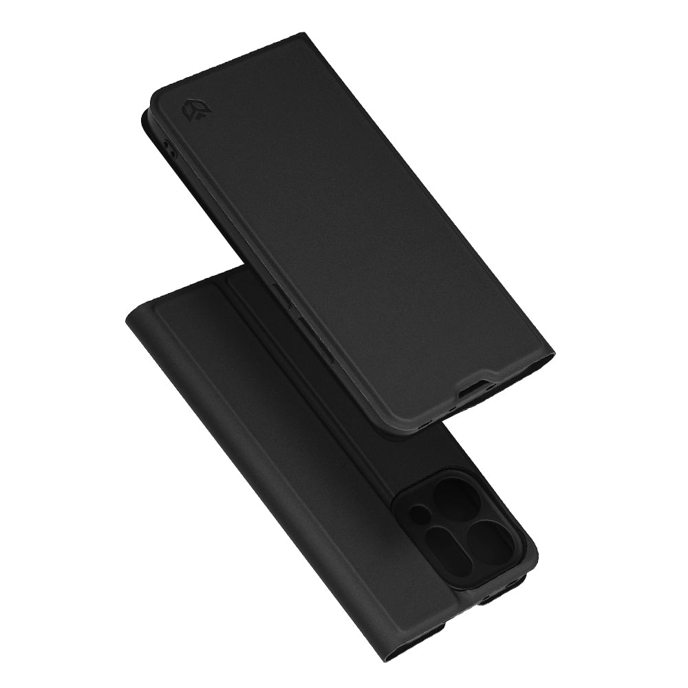 Etui na Oppo Reno14, Techsuit, Magskin Book, Czarne
