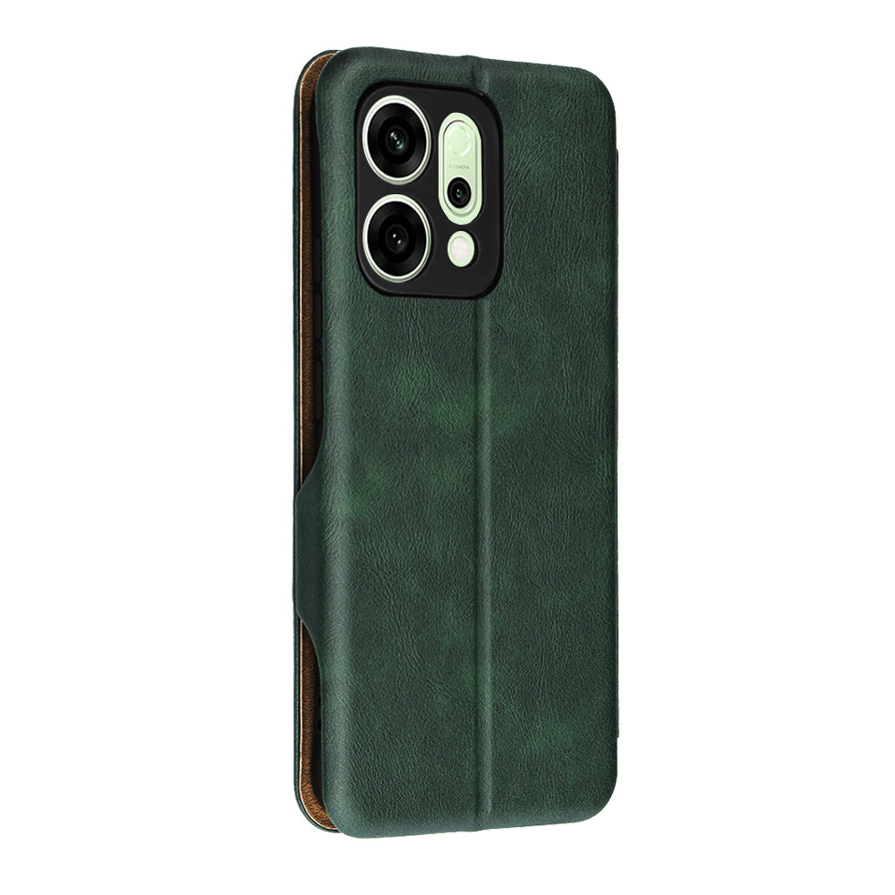 Etui na Oppo Reno14, Techsuit, Safe Wallet Plus, Zielony