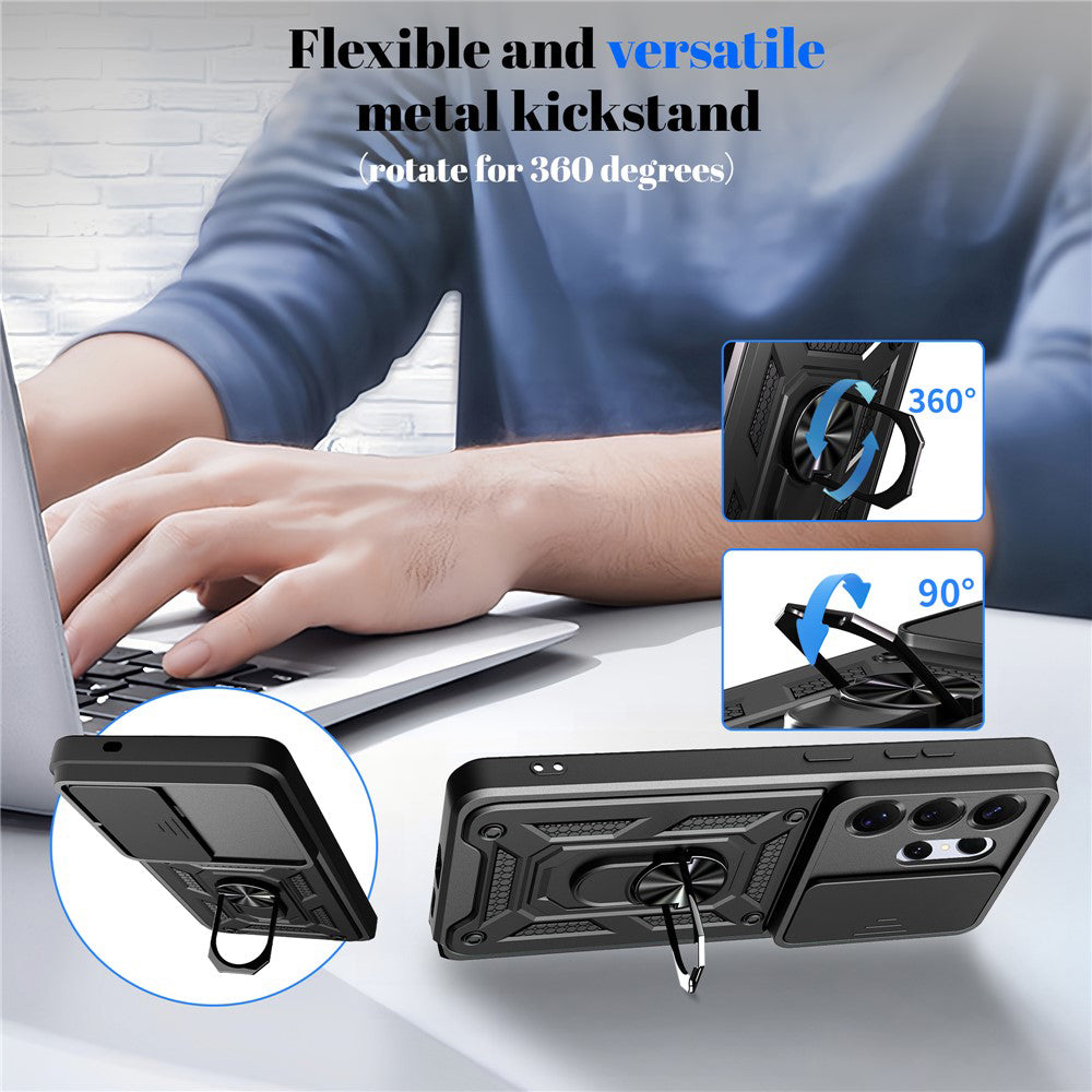 Etui na Oppo Reno15 FS / Reno15 F, Techsuit, CamShield, Czarne