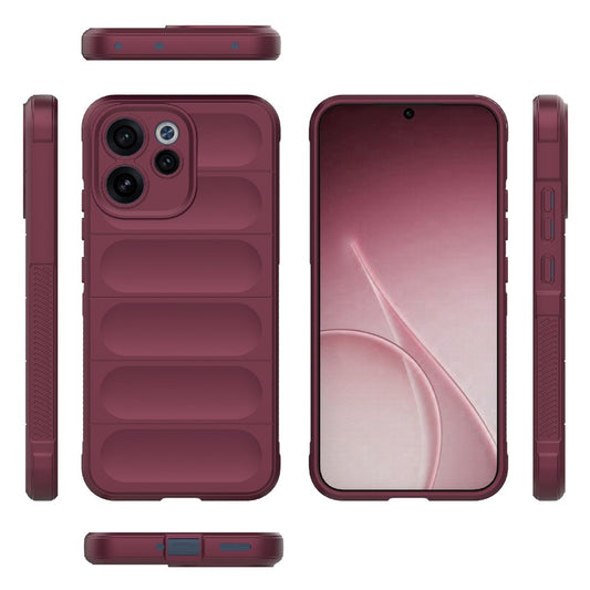 Etui na Oppo Reno15 FS / Reno15 F, Techsuit, Magic Shield, Wiśniowy