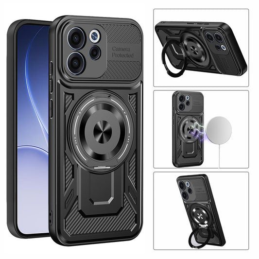 Etui na Oppo Reno15 FS / Reno15 F, Techsuit, RuggedCam, Szary