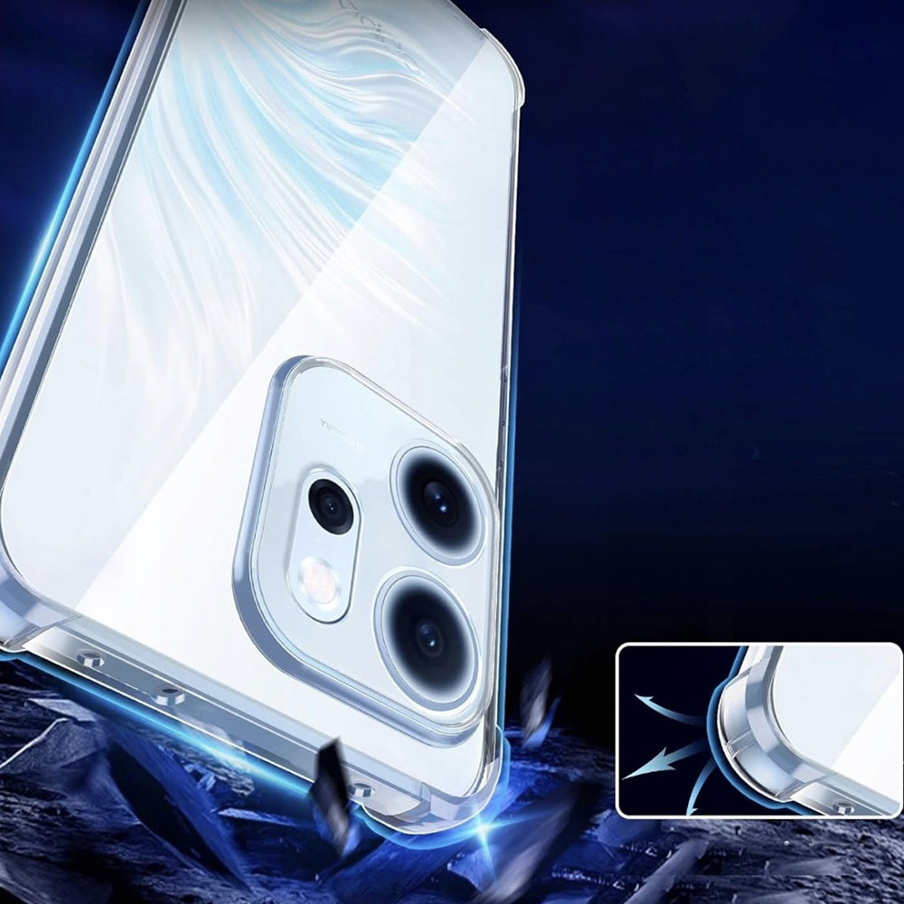 Etui na Oppo Reno15 Pro, Techsuit, Shockproof Clear, Przezroczyste