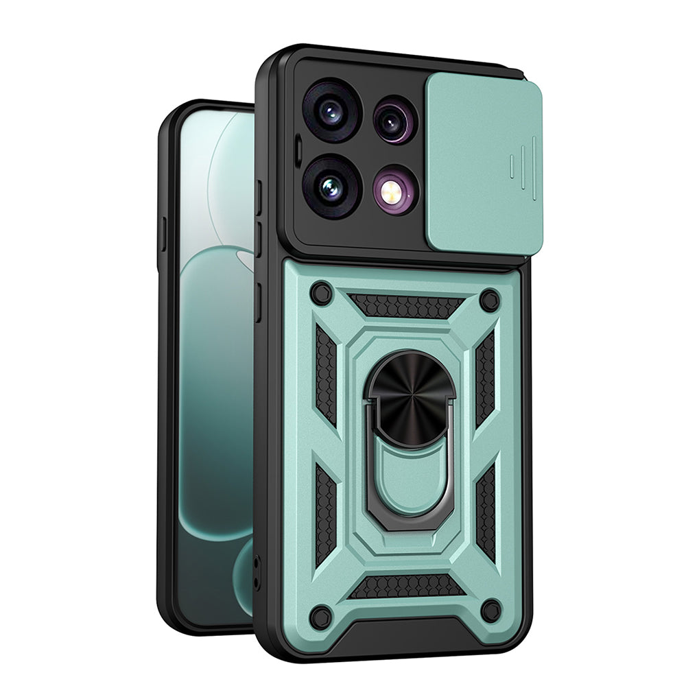 Etui na Oppo Reno16 F / Reno16 FS, Techsuit, CamShield, Zielony