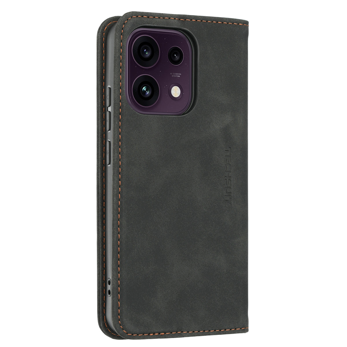 Etui na Oppo Reno16 F / Reno16 FS, Techsuit, Confy, czarne
