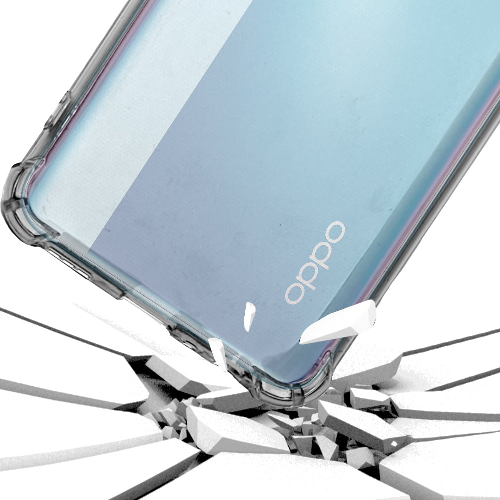 Etui na Oppo Reno4 Lite, Techsuit, Shockproof Clear, Przezroczyste
