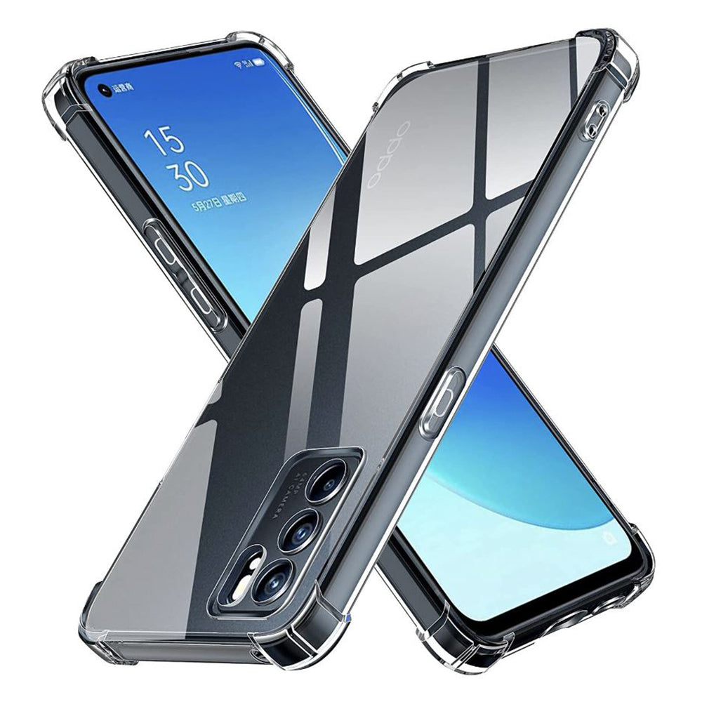 Etui na Oppo Reno6 5G, Techsuit, odporne na wstrząsy, przezroczyste
