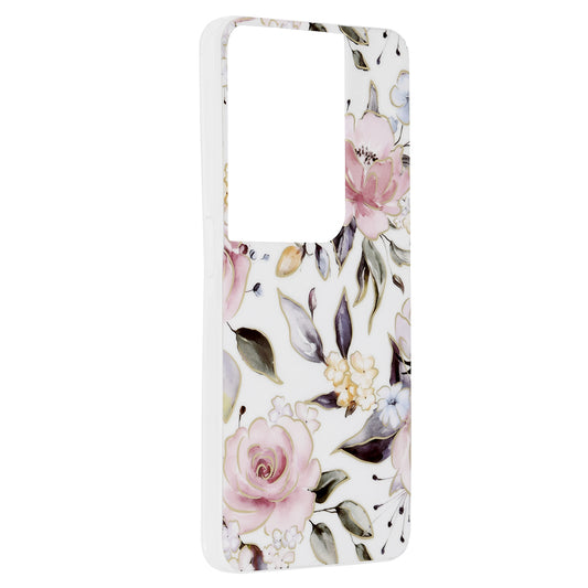 Case for Oppo Reno8 Pro, Techsuit, Marble, White