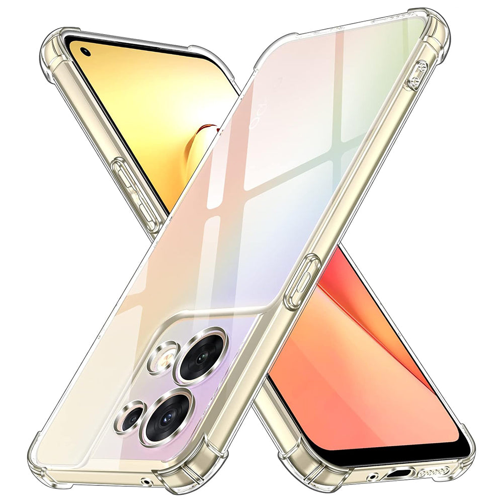 Etui na Oppo Reno8, Techsuit, Shockproof Clear, Przezroczyste