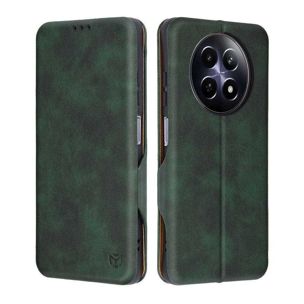 Etui na Realme 12x / 12, Techsuit, Safe Wallet Plus, Zielony