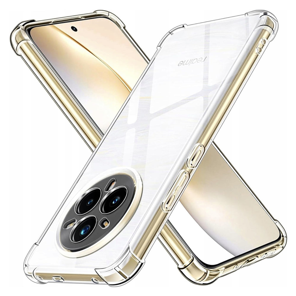 Etui na Realme 14 Pro+, Techsuit, odporne na wstrząsy, przezroczyste