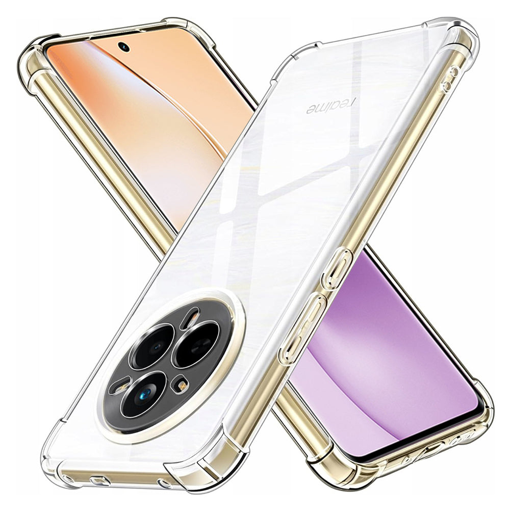 Etui na Realme 14 Pro, Techsuit, odporne na wstrząsy, przezroczyste