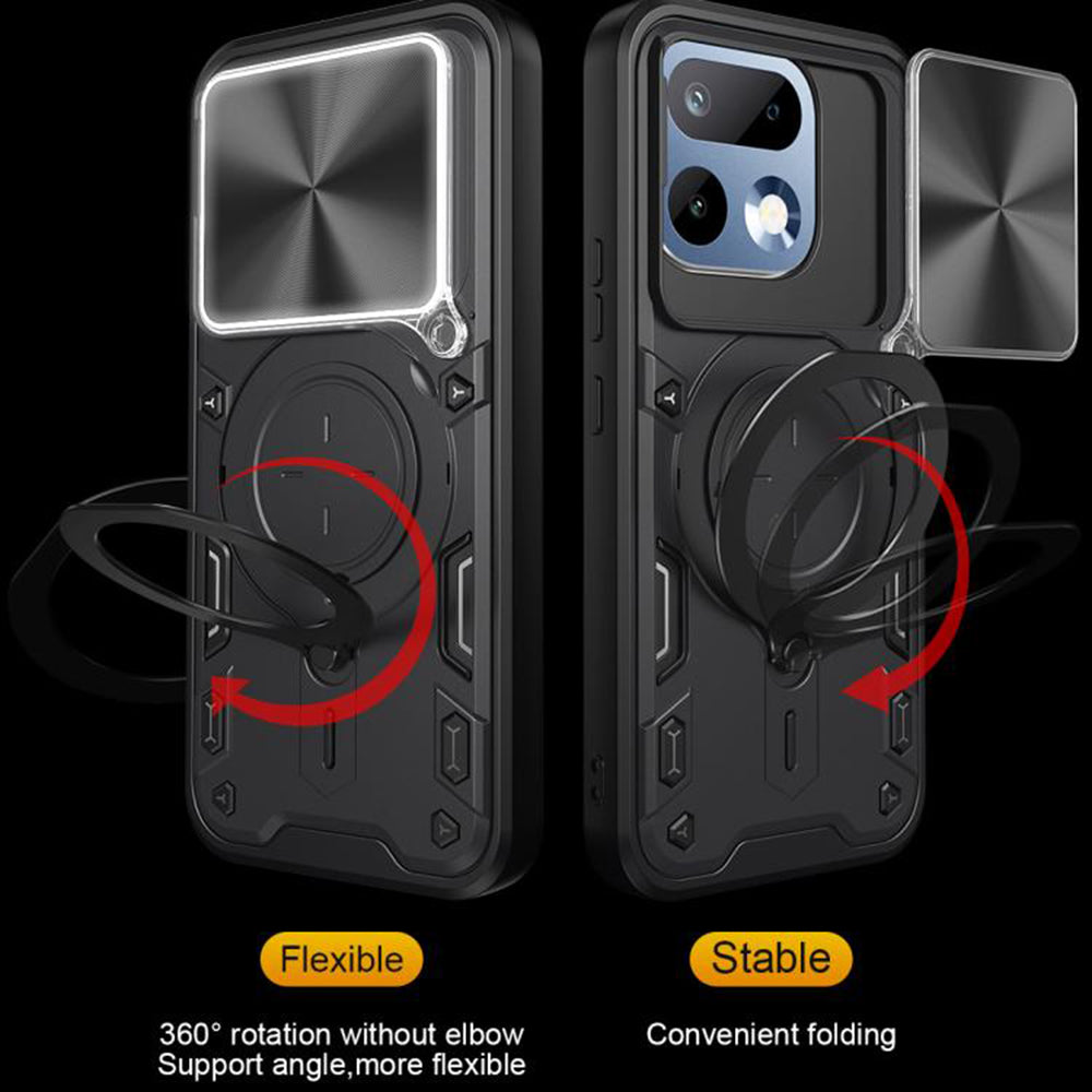 Etui na Realme 16 Pro+, Techsuit, CamGuard Pro, czarne