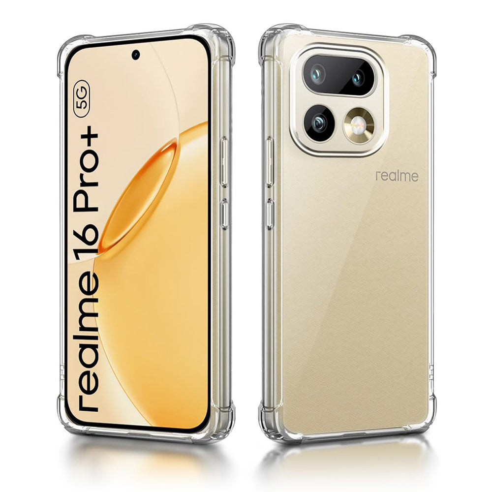 Etui na Realme 16 Pro+, Techsuit, Shockproof Clear, Przezroczyste