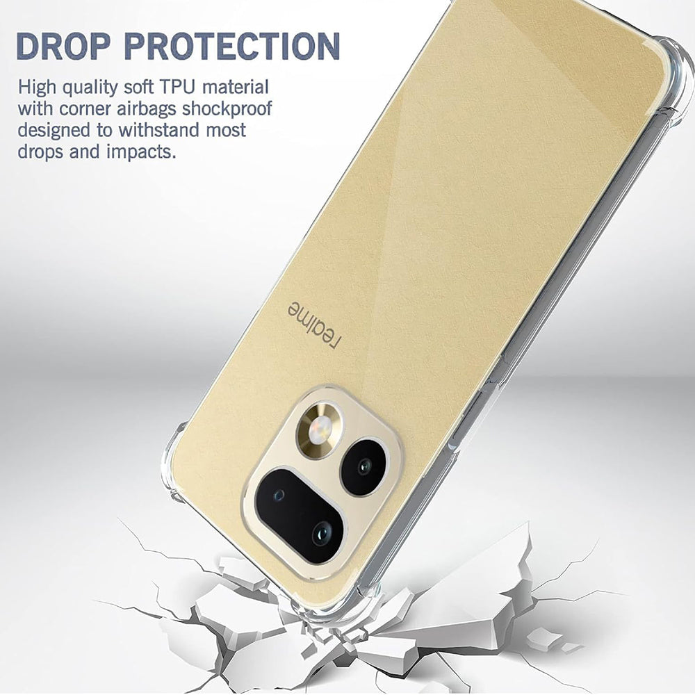Etui na Realme 16 Pro+, Techsuit, Shockproof Clear, Przezroczyste
