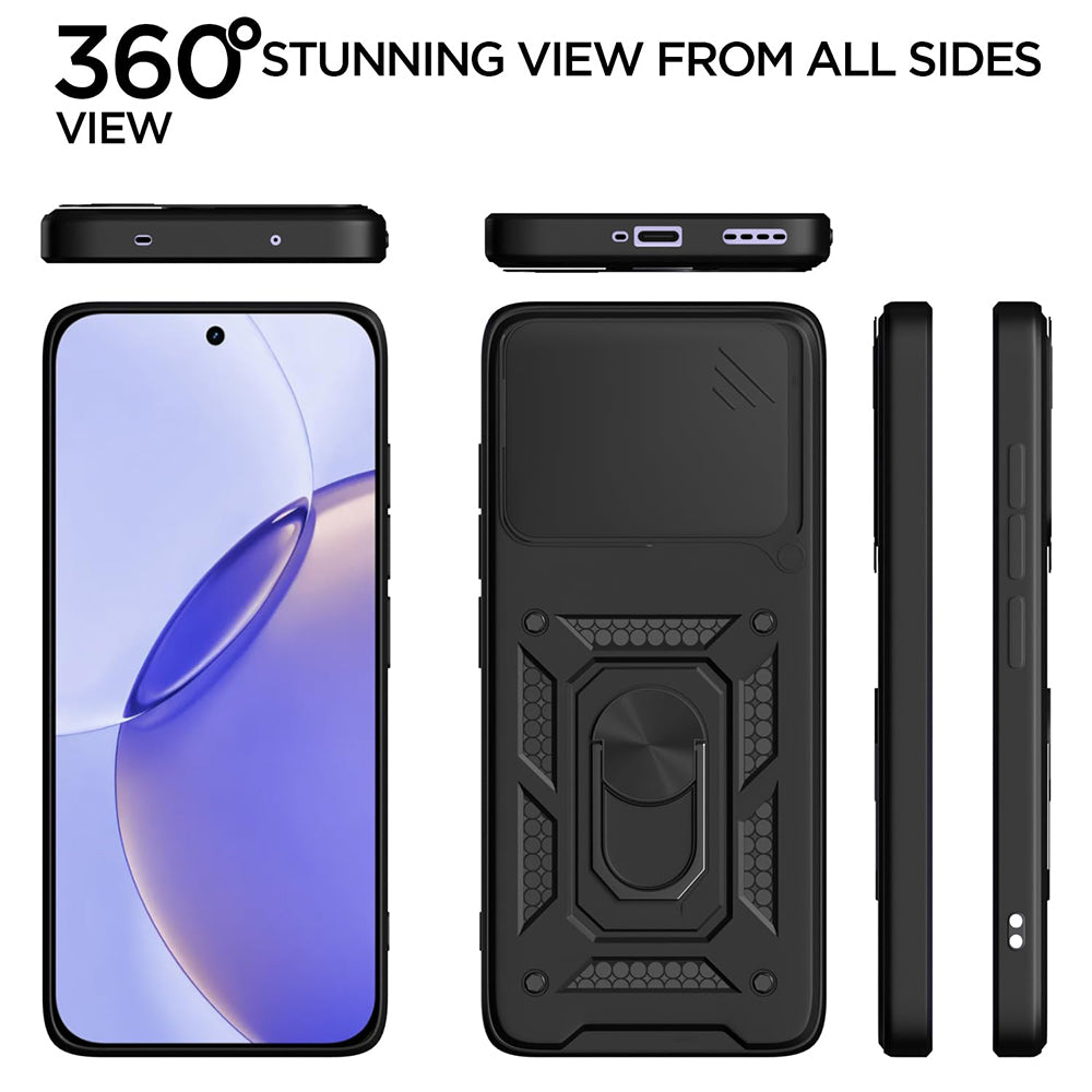 Etui na Realme 16 Pro, Techsuit, CamShield, Czarne