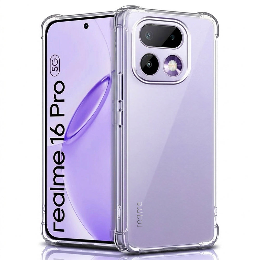 Etui na Realme 16 Pro, Techsuit, Shockproof Clear, Przezroczyste