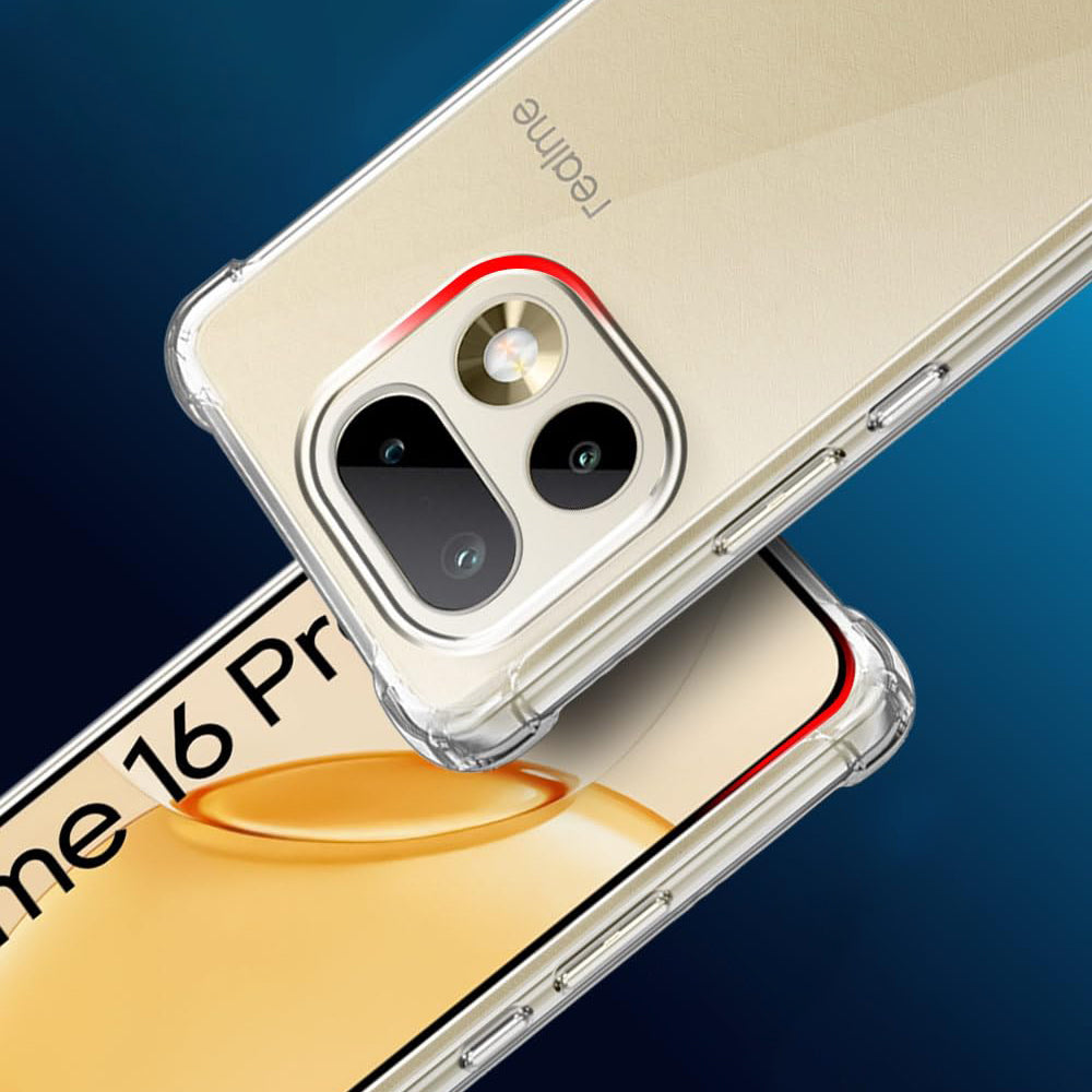 Etui na Realme 16 Pro, Techsuit, Shockproof Clear, Przezroczyste