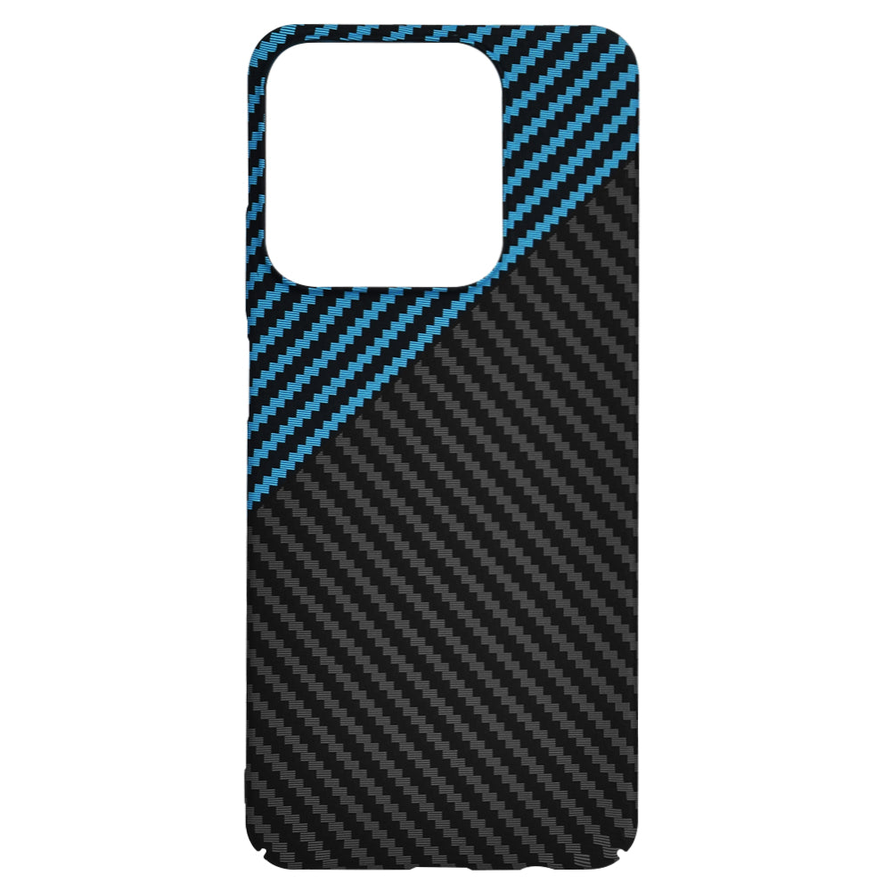 Etui na Realme C63 / C61, Techsuit, Carbonite FiberShell, Czarna Bleu