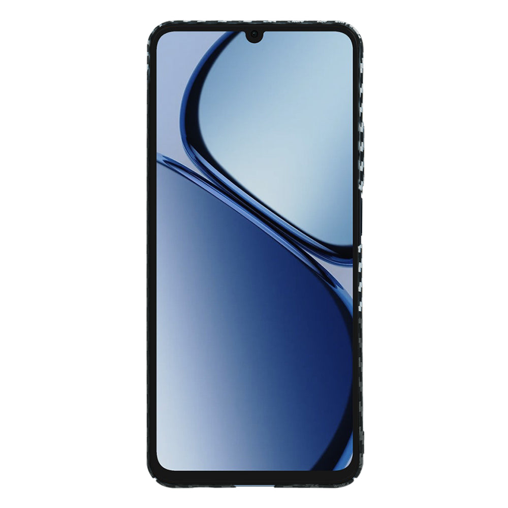 Etui na Realme C63 / C61, Techsuit, Carbonite FiberShell, Czarny Szary