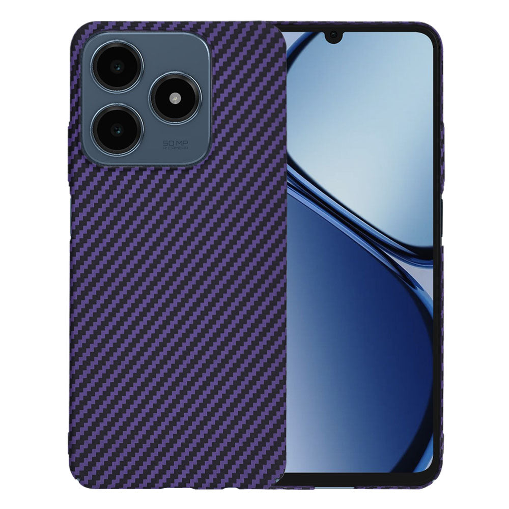 Etui na Realme C63 / C61, Techsuit, Carbonite FiberShell, Fioletowy