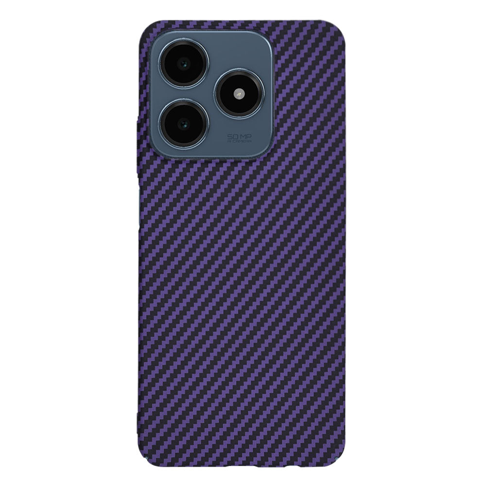 Etui na Realme C63 / C61, Techsuit, Carbonite FiberShell, Fioletowy