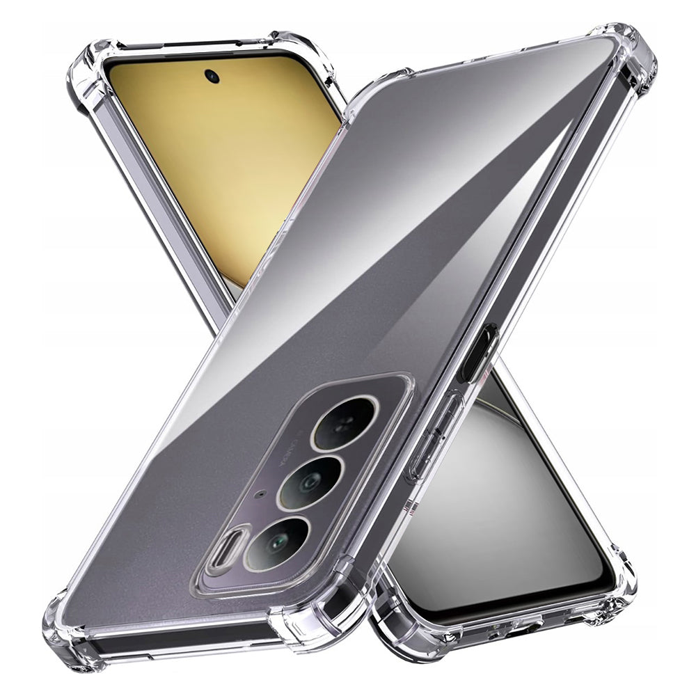 Etui na Realme C75 5G, Techsuit, odporne na wstrząsy, przezroczyste