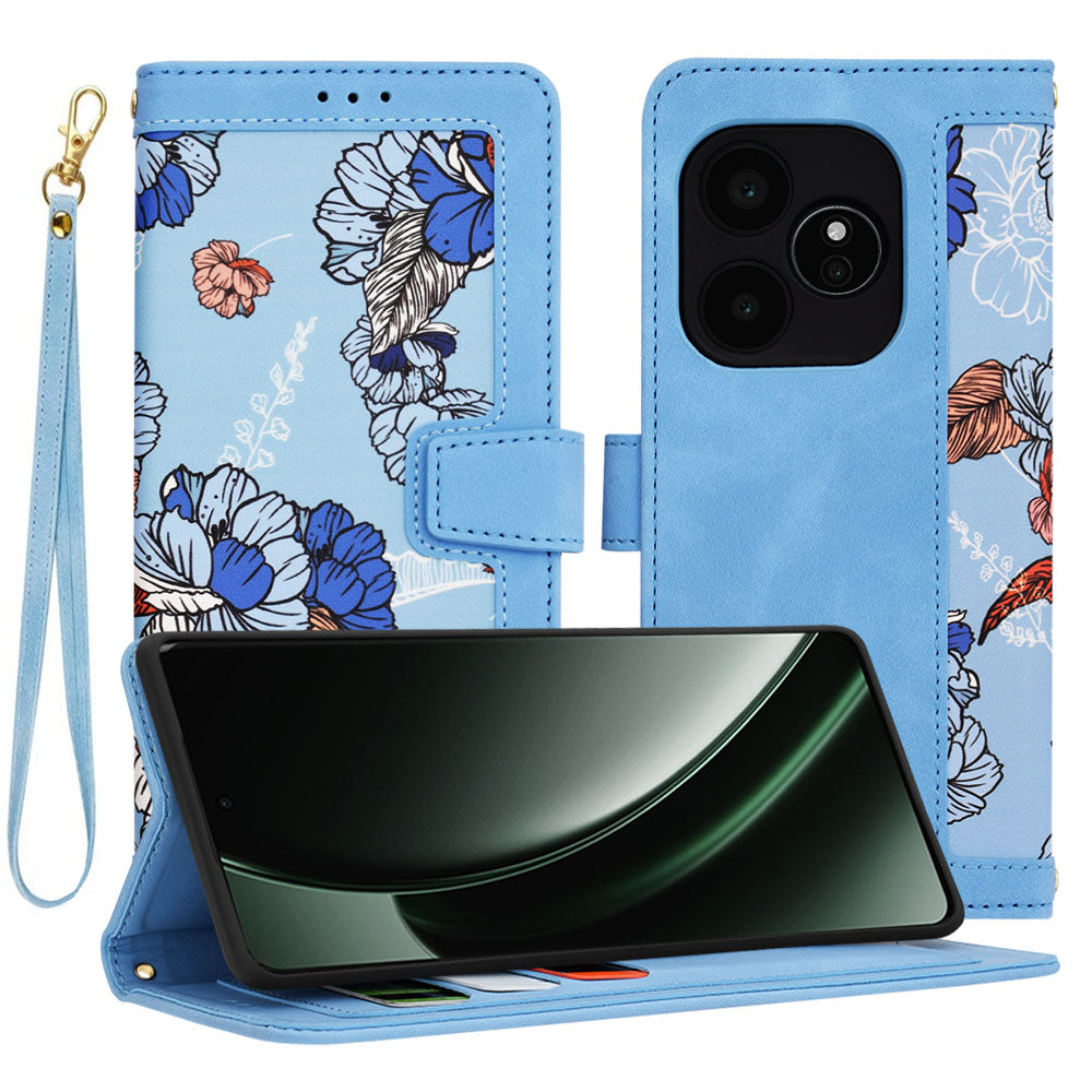 Etui na Realme GT 6T / GT 6, Techsuit, FlipCraft, Niebieski