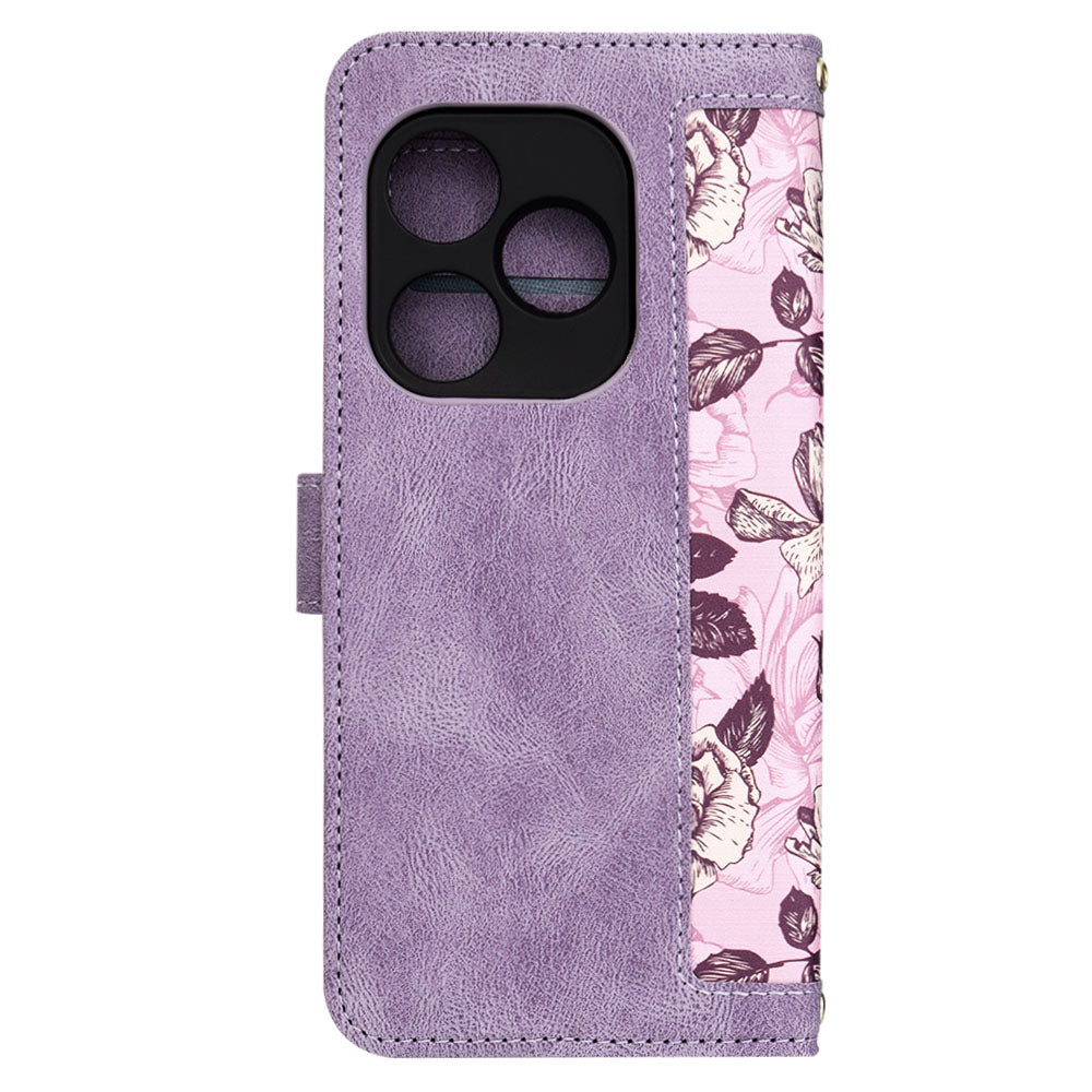 Etui na Realme GT 6T / GT 6, Techsuit, FlipCraft, Fioletowy
