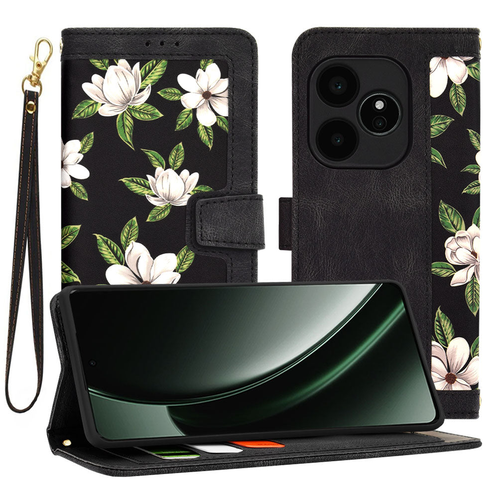 Etui na Realme GT 6T / GT 6, Techsuit, FlipCraft, czarne