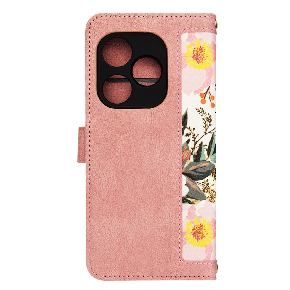 Etui na Realme GT 6T / GT 6, Techsuit, FlipCraft, różowe