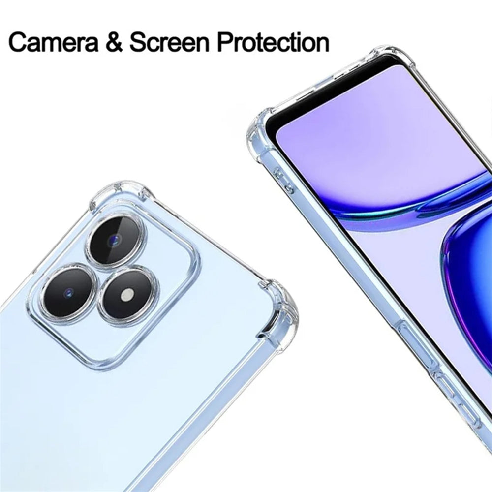 Etui na Realme Note 50 / C51, Techsuit, odporne na wstrząsy, przezroczyste